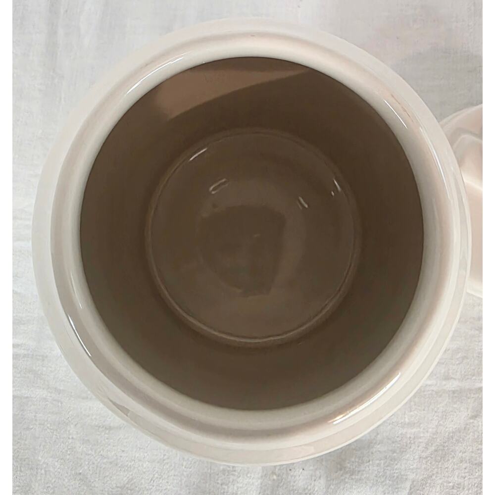 Rae Dunn Artisan Collection Canister White w/Red Heart 7" Tall Valentines Day - Picture 4 of 5